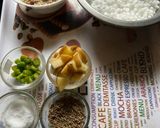 A picture of step 1 of Vrat ki Sabudana Potato Khichadi,morning breakfast or Lunch Satvik recipe.