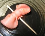 A picture of step 11 of Double Ham Ribbons For Charaben (Decorative Bentos).