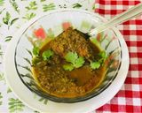 A picture of step 7 of Radhuni Katla/Rui or Bengal Carpe in the Wild Celery Seeds Curry.