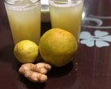 A picture of step 4 of Orange ginger drink🍋🍊.