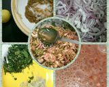 A picture of step 1 of Mutton Dum Biryani.