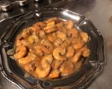 Une image de l'étape 6 de Crevettes sauvages marinées sauce pêche curry au citron et aneth.