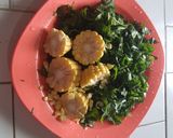 Foto langkah ke 1 dari resep Bobor bayam jagung simpel.