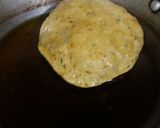 A picture of step 3 of Puri (whole wheat masala puri).