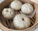 A picture of step 16 of Chinese steamed vegetable buns.