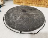A picture of step 6 of Charcoal Focaccia Stuffed with Cheese and Ham 🧀🥓.