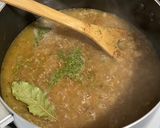A picture of step 5 of French Onion Soup.