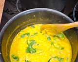 Une image de l'étape 6 de Risotto Curry & Épinards !!.