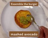 A picture of step 5 of Haloumi burger.