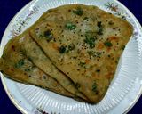 A picture of step 4 of Multi Millet Dhaniya Paratha.