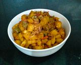 Foto langkah ke 4 dari resep Balado Kentang Hati Sapi.