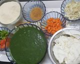 A picture of step 1 of Stuffed spinach rolls.