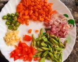 A picture of step 3 of Fried Rice.