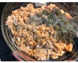 A picture of step 2 of Gond Laddu.