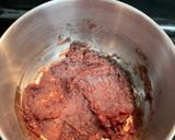 A picture of step 1 of Strawberry daifuku (strawberry mochi).
