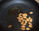 A picture of step 1 of Honey Glazed Almonds.