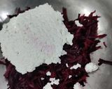 A picture of step 1 of Beetroot kabab.
