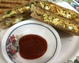 A picture of step 9 of Chicken Egg Grilled Sandwich.