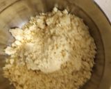 A picture of step 1 of Kaju katli.