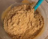 A picture of step 2 of Biscoff fudge.