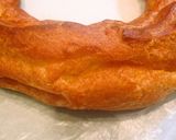A picture of step 8 of Easy Paris-Brest Cream Puffs using Pancake Mix for Festive Occasions.