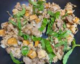 豬肉豆乾炒飯的食譜步驟3照片