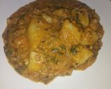A picture of step 4 of Yam and beans porridge.