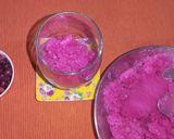 A picture of step 5 of Falsa Slush /Grewia slush💜.