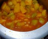 A picture of step 4 of Lauki aloo ki sabji.