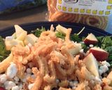 A picture of step 5 of Summer Arugula tossed with Chicken, Goat Cheese, & Apple.