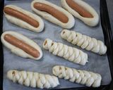 A picture of step 14 of Sausage Bread Using a Bread Machine.