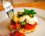 A picture of step 7 of Poached Eggs.