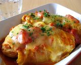 A picture of step 12 of Cabbage Rolls Simmered in Tomato Sauce.
