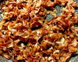 A picture of step 2 of Lasagna with Radicchio and Speck.