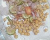 A picture of step 1 of Khate meethi mazedar chat 😋😋😋😋😋😋😋😋😋.