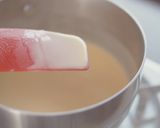 A picture of step 15 of Christmas ☆ Strawberry and White Chocolate Mousse Cake.