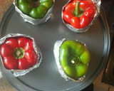 Foto del paso 8 de la receta: Pimientos rellenos de carne molida (picadillo) y queso