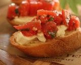 A picture of step 6 of Tomato Bruschetta.
