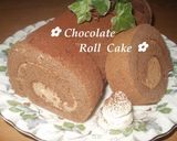 A picture of step 10 of Fluffy Chocolate Roll Cake.