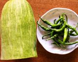 A picture of step 1 of The Most Delicious Way to Eat This! Korean Pumpkin Namul.