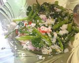 Foto langkah ke 2 dari resep Urap kangkung bumbu iris 😂.