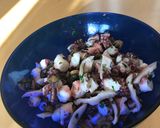 A picture of step 5 of Octopus and olives salad.