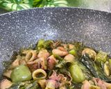 Foto langkah ke 5 dari resep Cumi Asin Cabe Ijo.
