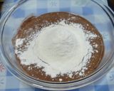 A picture of step 5 of Easy No-Oil Added Okara Chocolate Cake.