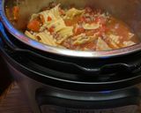 A picture of step 3 of Lasagna Soup.