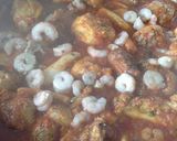 Foto del paso 9 de la receta Pollo con calamares y gambas