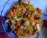 A picture of step 10 of Vegetable Pulao.