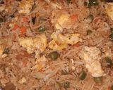 A picture of step 2 of Restaurant style Egg fried rice.