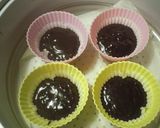 A picture of step 4 of Pancake Mix Dark Chocolate Steamed Bread.
