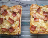 A picture of step 4 of Scrumptious easy to make pizza toast..